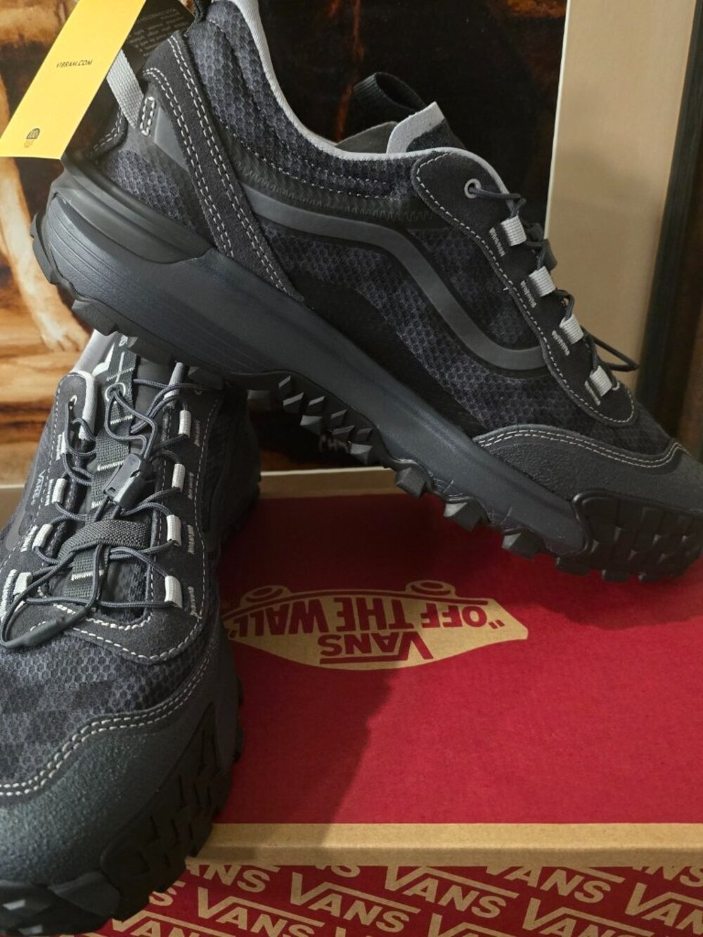 VANS Crosspath XC VN000EANGR6 Checkerboard / Grey Hiking Trail Shoes Mens 10 NEW